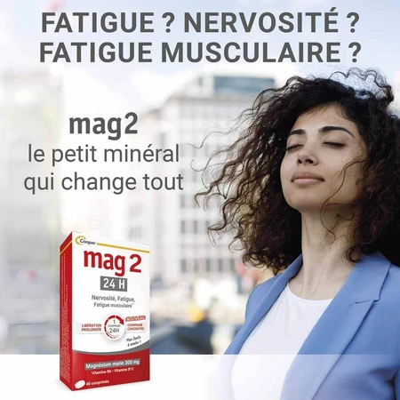 Mag 2 24h Magnesium Marin 2x40 Comprimes