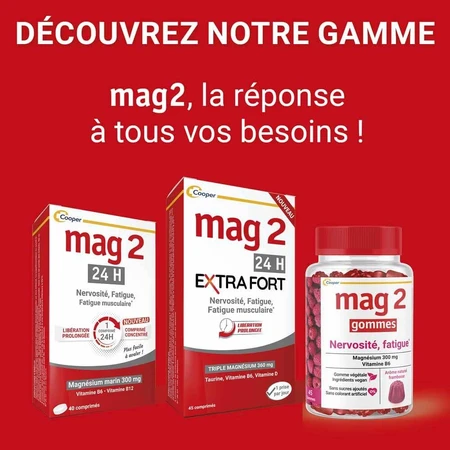 Mag 2 24h Magnesium Marin 2x40 Comprimes