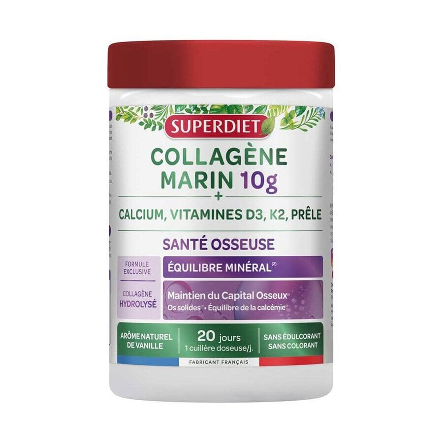 Acquista Superdiet Collagène Marin 10g Santé Osseuse & Équilibre Minéral 210g Superdiet Collagène Marin 10g Santé Osseuse & Équilibre Minéral 210g