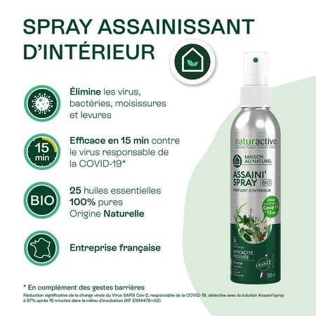 Naturactive Spray Purificante Orgánico para Interiores 200 ml