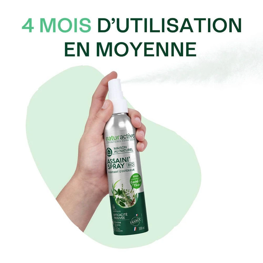 Naturactive Spray Purificante Orgánico para Interiores 200 ml
