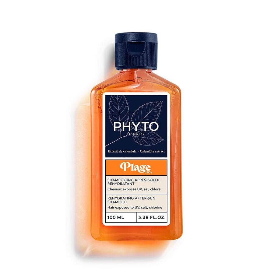 Phyto Beach Rehydrating After-Sun Shampoo Hair exposed to UV rays Salt and chlorine 100 ml
