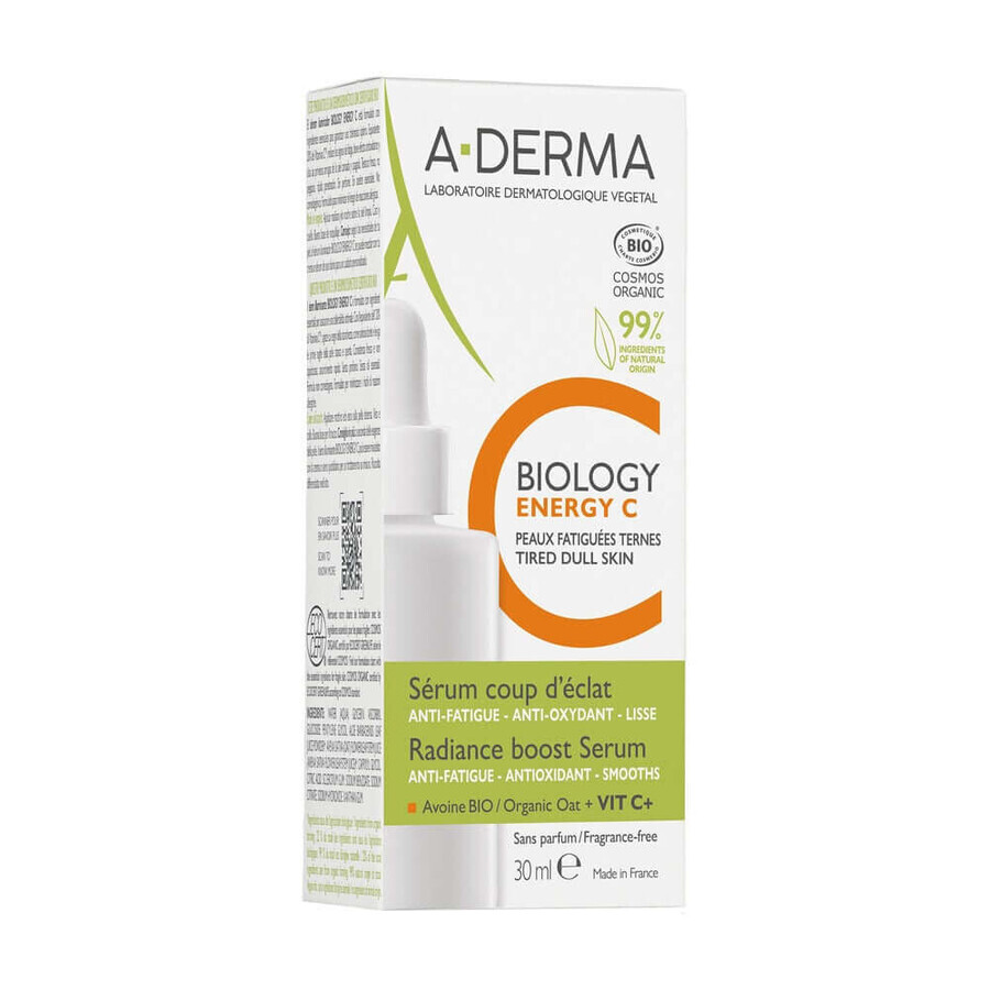 A-Derma Biology Coup D'Eclat Organic Energy C Serum 30ml