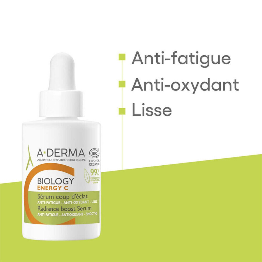 A-Derma Biology Coup D'Eclat Organic Energy C Serum 30ml