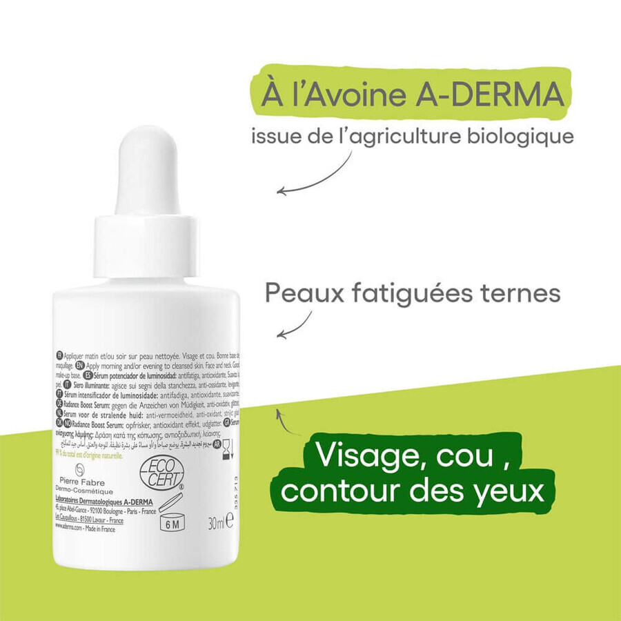 A-Derma Biology Coup D'Eclat Organic Energy C Serum 30ml