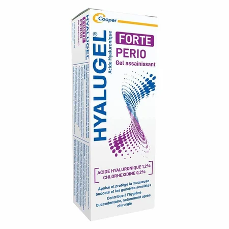 Hyalugel Forte Perio Gel bukkal assainissant Acide Hyaluronique 1.2% 8ml