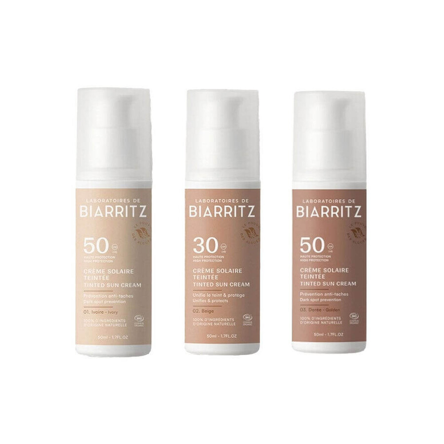 Acquista Laboratoires De Biarritz Prodotti solari Crema solare viso colorata Bio SPF50 Idrata e protegge 50ml Laboratoires De Biarritz Prodotti solari Crema solare viso colorata Bio SPF50 Idrata e protegge 50ml