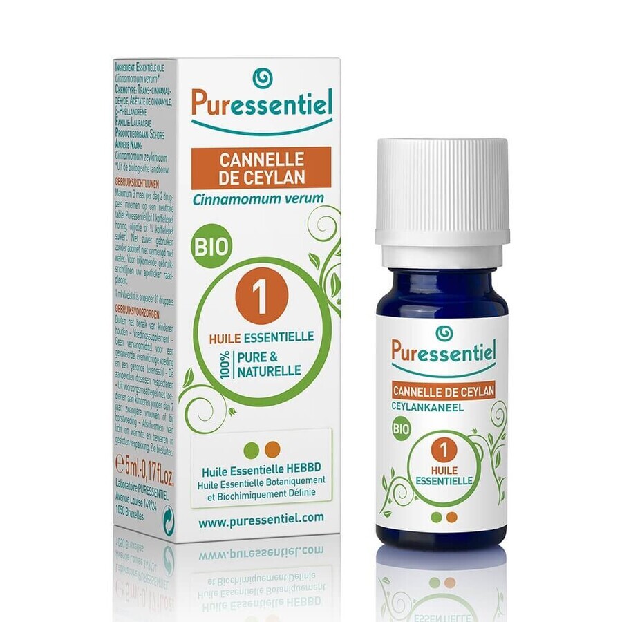 Winkel op Puressentiel Essentiële Oliën Ceylon Kaneel Bio 5mg Puressentiel Essentiële Oliën Ceylon Kaneel Bio 5mg