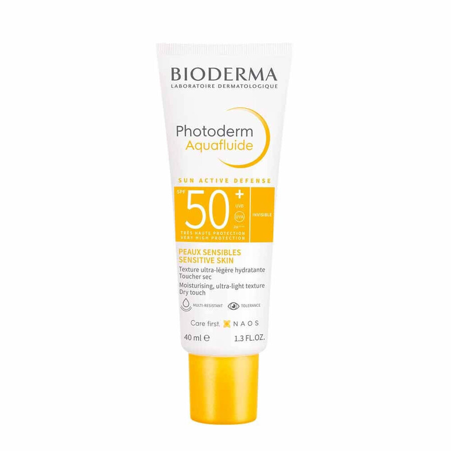 Shop Bioderma Photoderm Aqua Fluid Spf50+ Peaux sensibles 40ml Bioderma Photoderm Aqua Fluid Spf50+ Peaux sensibles 40ml