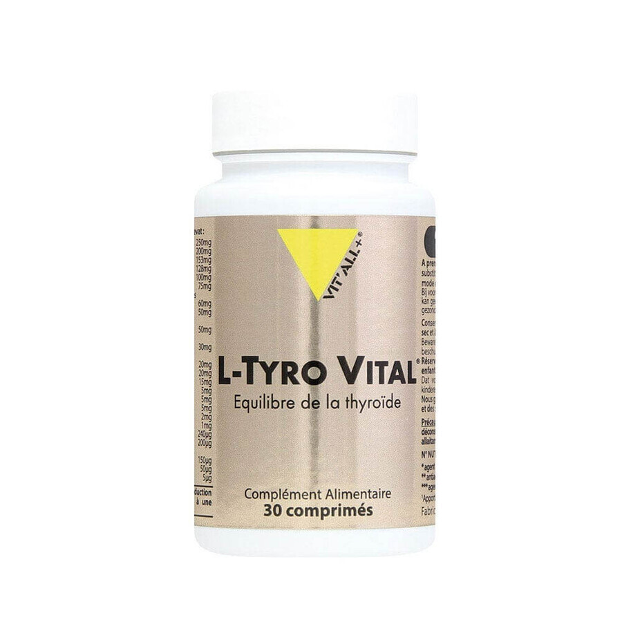 Comprar Vit'All+ L-Tyro Vital Equilibrio Tiroideo 30 Comprimidos Vit'All+ L-Tyro Vital Equilibrio Tiroideo 30 Comprimidos