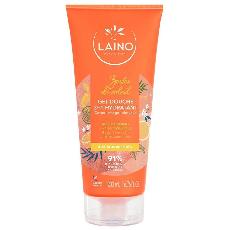 Shop Laino Bio-Zitruszesten 3 in 1 Duschgel 200 ml Laino Bio-Zitruszesten 3 in 1 Duschgel 200 ml