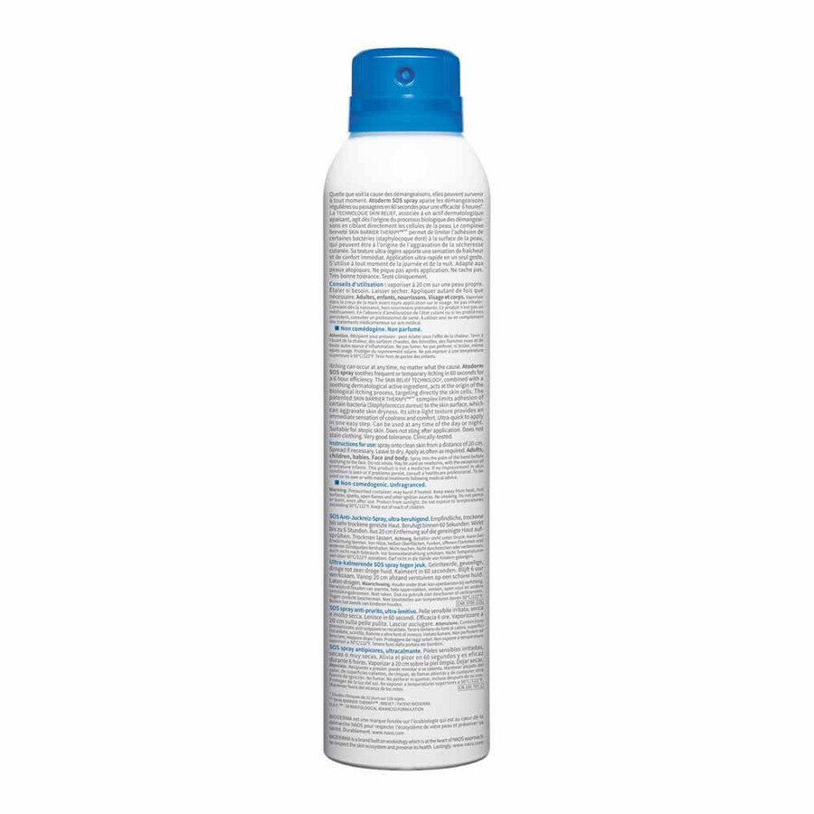 Bioderma Atoderm Sos Anti-itch Spray Piele foarte uscată predispusă la eczeme atopice 200ml Bioderma Atoderm Sos Anti-itch Spray Piele foarte uscată predispusă la eczeme atopice 200ml