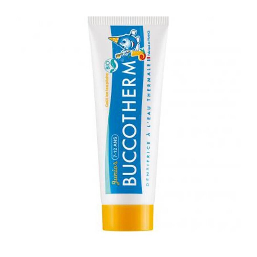 Buy Buccotherm Organic peach iced tea toothpaste gel for kids 7 to 12 years old 50 ml Buccotherm Organic peach iced tea toothpaste gel for kids 7 to 12 years old 50 ml
