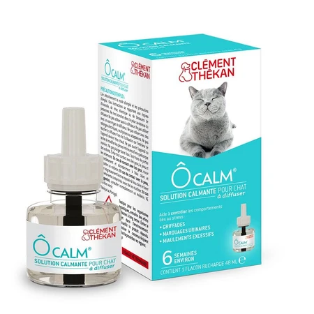 Clement-Thekan Ôcalm Beruhigungslösung für Katzen 1 Nachfüllflasche 48 ml