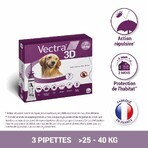 Ceva Vectra Spot-on Solución para Perros >25-40kg 3 pipetas Ceva Vectra Spot-on Solución para Perros >25-40kg 3 pipetas