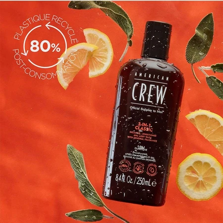 American Crew Klassisches Shampoo 3 in 1 250ml