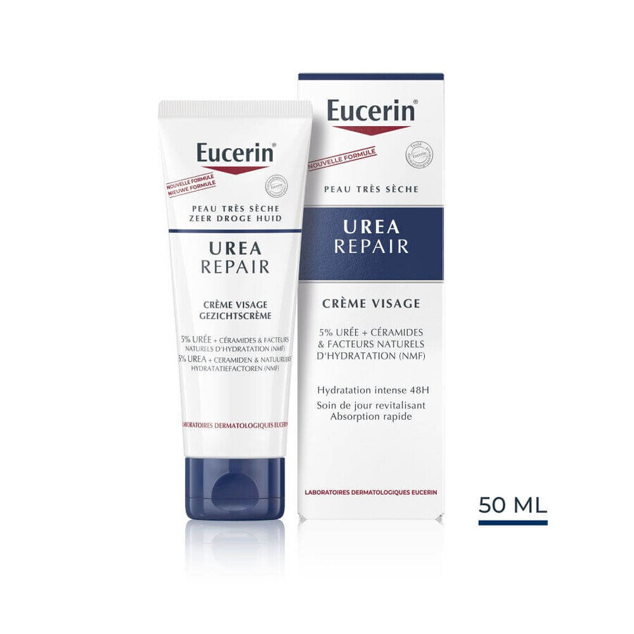 Boutique Eucerin UreaRepair Plus Creme Visage 5% Uree Peaux Seches 50ml Eucerin UreaRepair Plus Creme Visage 5% Uree Peaux Seches 50ml