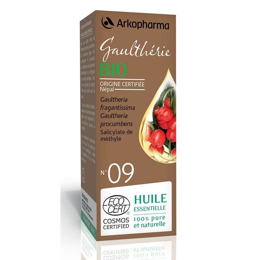 Arkopharma Arkoessentiel Huile Essentielle N°9 Gaultherie Wintergreen 10ml
