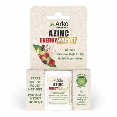 Arkopharma Azinc Energy Pocket 60 mini-comprimés