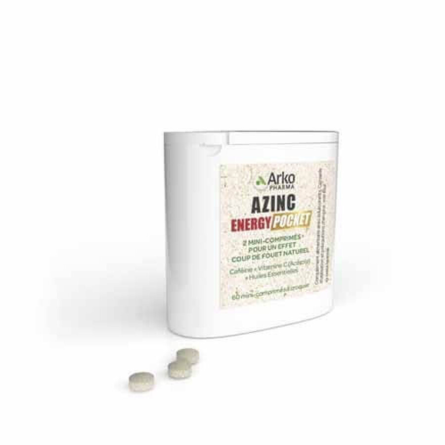 Arkopharma Azinc Energy Pocket 60 mini-comprimés