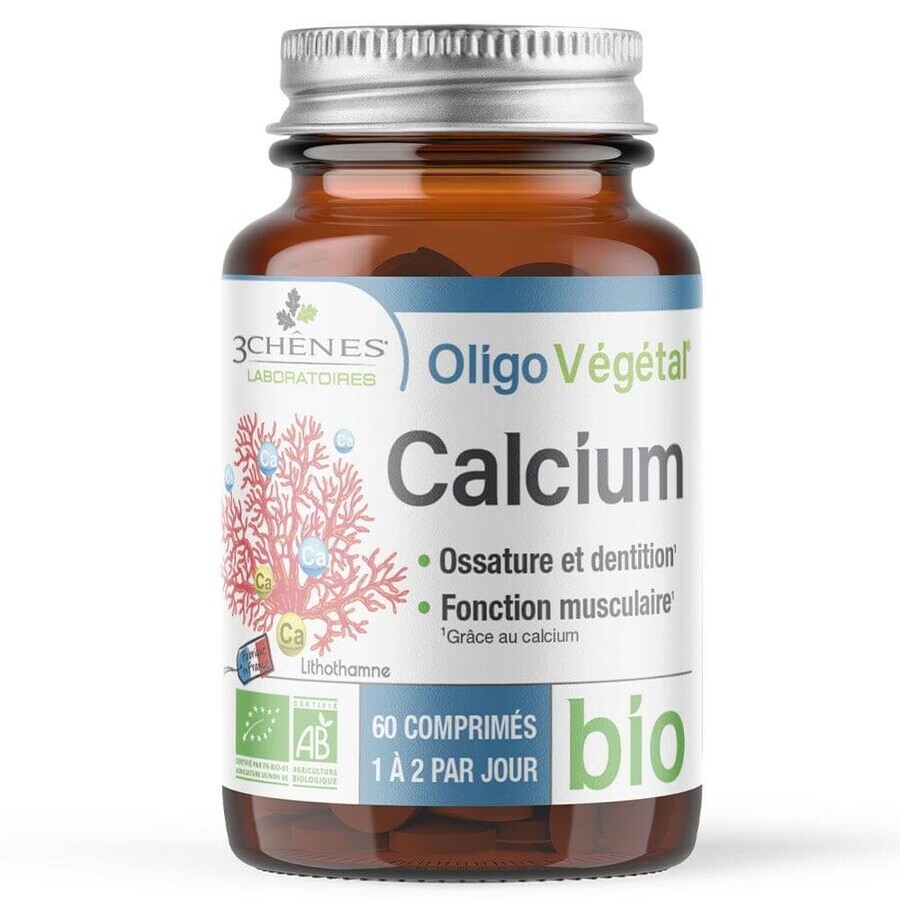 3 Chênes Calcium Bio 60 tabletten