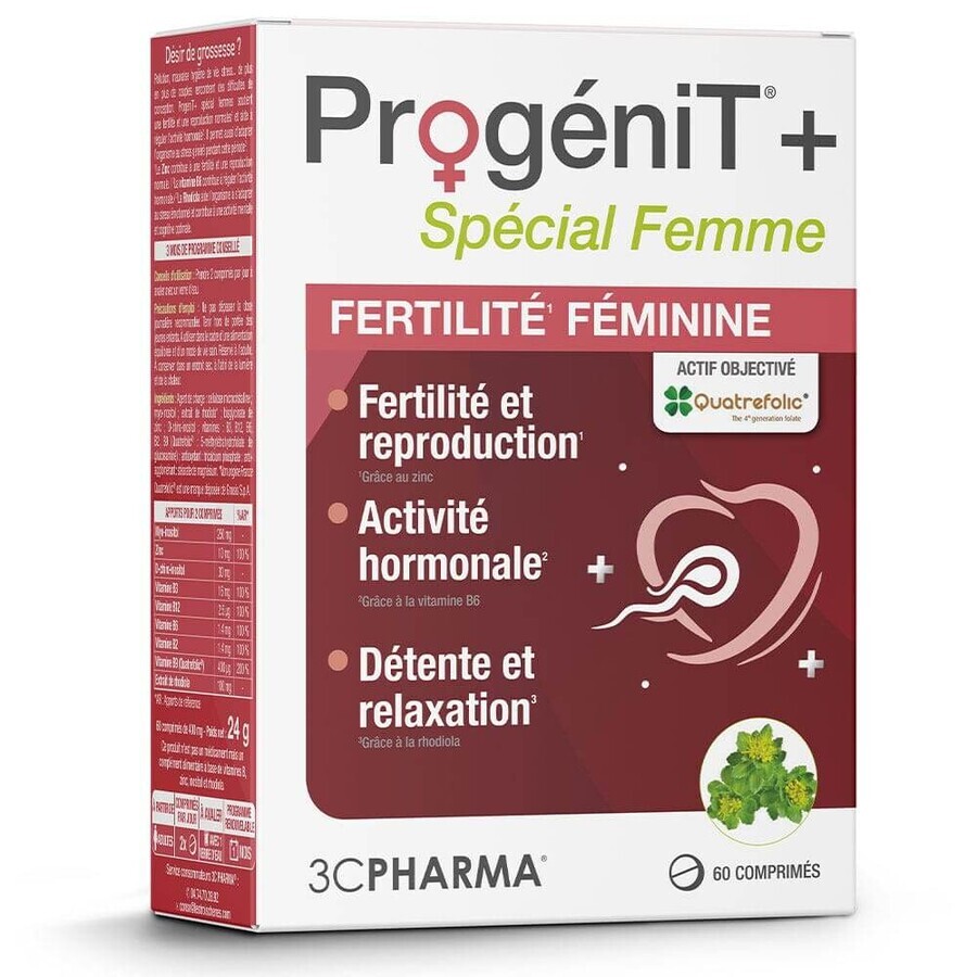 3C Pharma ProgeniT+ Women 60 Tablets