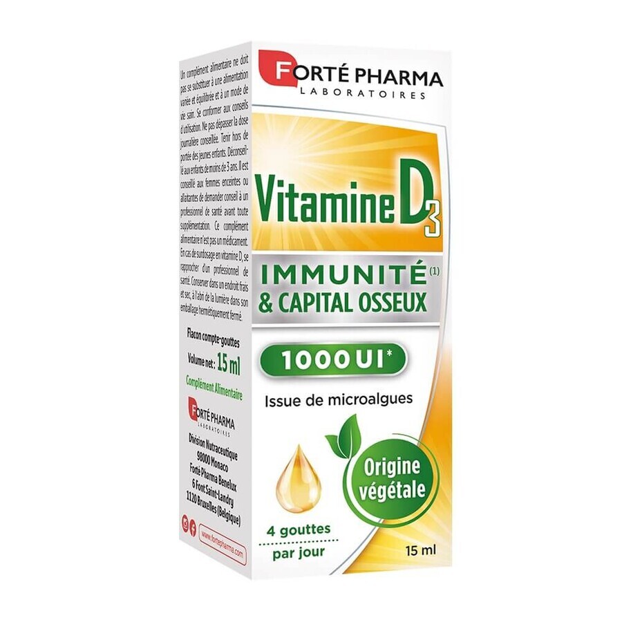 Forté Pharma Vitamine D3 Tropfer 15ml