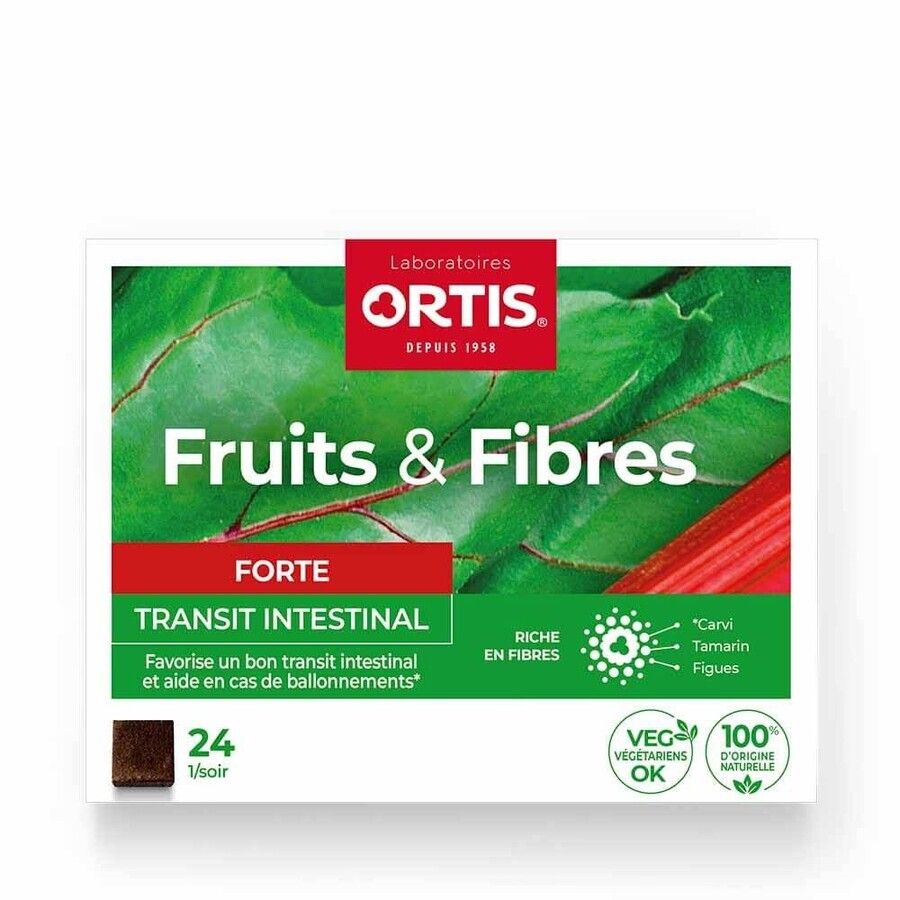 Ortis Frutta e fibre Forte 24 cubetti