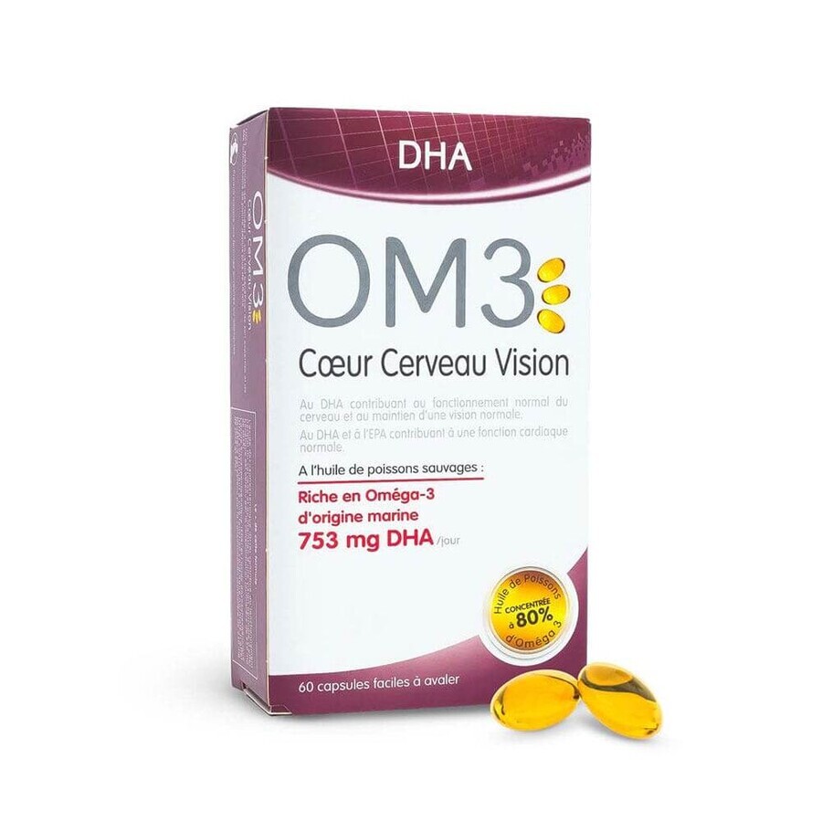 Comprar OM3 DHA CORAZÓN CEREBRO VISIÓN 60 cápsulas OM3 DHA CORAZÓN CEREBRO VISIÓN 60 cápsulas