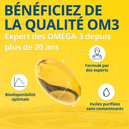OM3 DHA HEART BRAIN VISION 60 Capsules