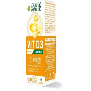 Sante Verte Vitamine D3 1000ui Natürliche Abwehrkräfte 20ml