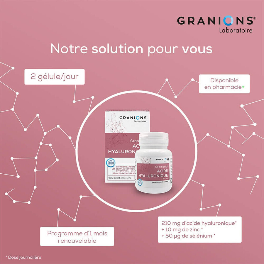 Granions Acide Hyaluronique 60 Gelules 200mg