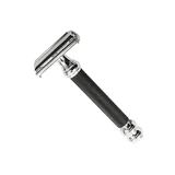 Parker Parker Rasoir De Surete Papillon Metalen Twist Noir Et Chrome N°76r