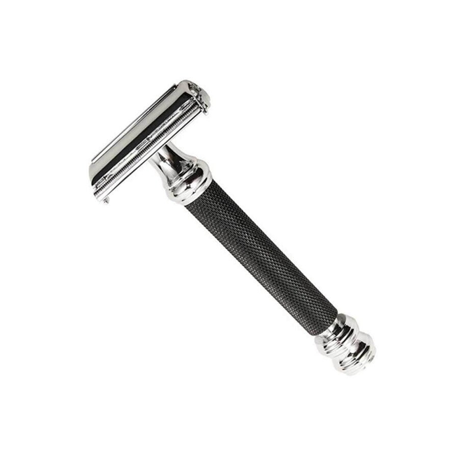 Parker Rasoir De Surete Papillon Metal Twist Noir Et Chrome N°76r
