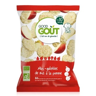 Gota Buena Mini tortitas de arroz ecológicas A partir de 10 meses 40g