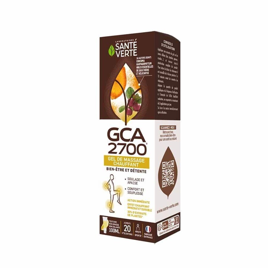 Sante Verte GCA 2700 Gel De Massage Chauffant 100ml