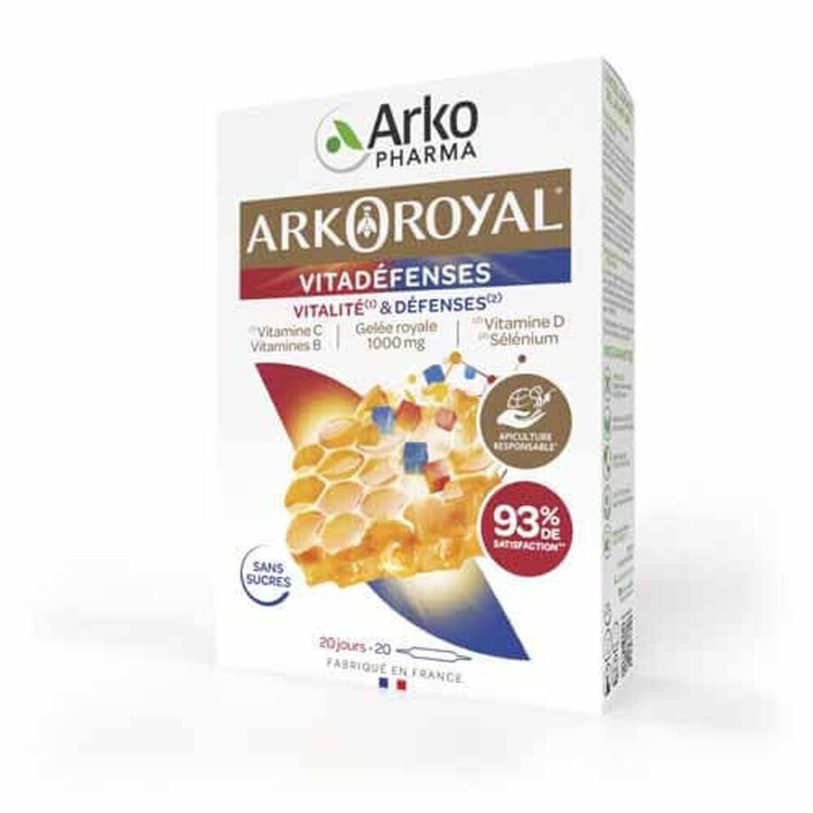 Arkopharma Arkoroyal VitaDéfenses 20 Ampoules
