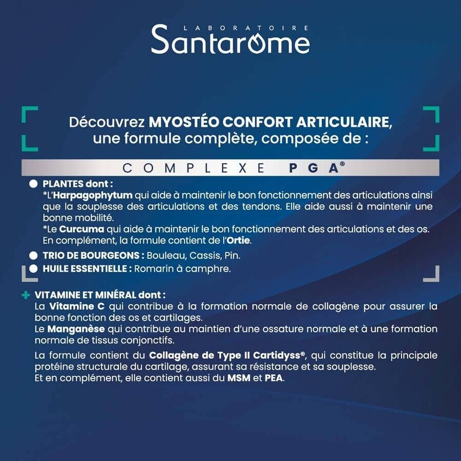 Santarome Myostéo Confort Articulaire 30 comprimés