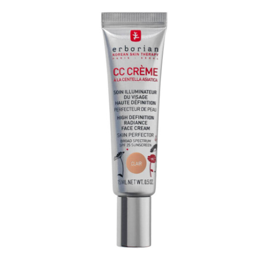 Erborian CC Cream Tratamiento Facial Iluminador de Alta Definición SPF25 15ml