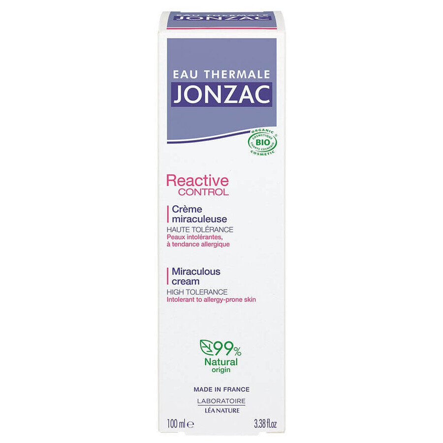 Eau thermale Jonzac Reactieve Controle Creme Miraculeuse Bio 100ml Eau thermale Jonzac Reactieve Controle Creme Miraculeuse Bio 100ml