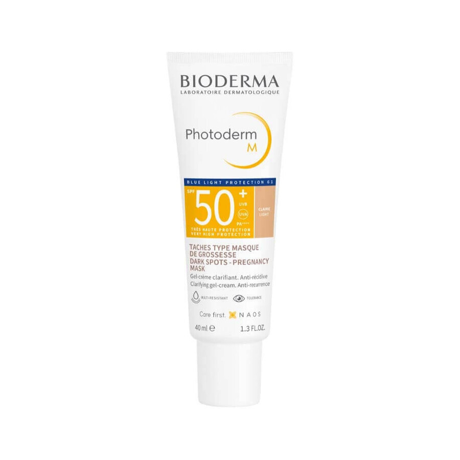 Winkel op Bioderma Photoderm Gel-Crème Clarifiant Teinte Claire SPF50+ 40ml Bioderma Photoderm Gel-Crème Clarifiant Teinte Claire SPF50+ 40ml
