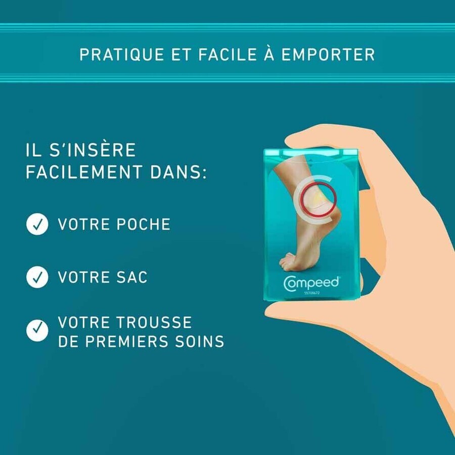 Compeed Pansements Ampoules Moyen Format X5