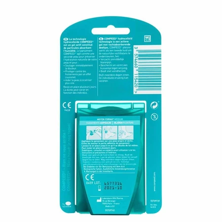 Compeed Pansements Ampoules Moyen Format X5