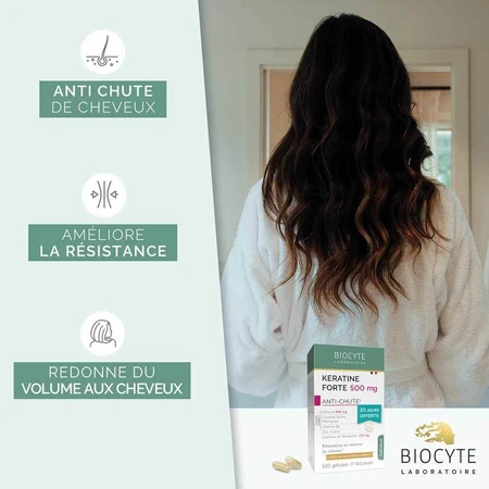 Biocyte Haar 500 mg Pak Keratine Sterk 120 Gelule