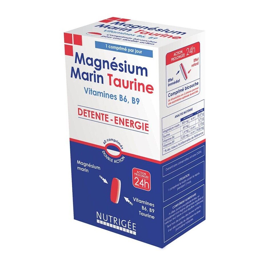 Nutrigée Meeres-Magnesium und Taurin 60 Tabletten