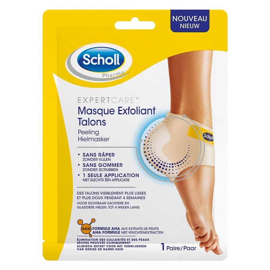 Winkel op Scholl Expert Care Exfoliërend hielmasker 1 paar Scholl Expert Care Exfoliërend hielmasker 1 paar