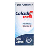 Calcidin Calcio Vit D3 e Vit K Sciroppo, 250 ml, Zdrovit