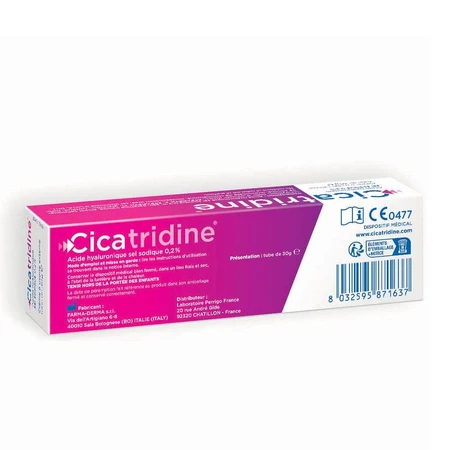 Cicatridine Crème Cicatrisante A l'Acide Hyaluronique 30g