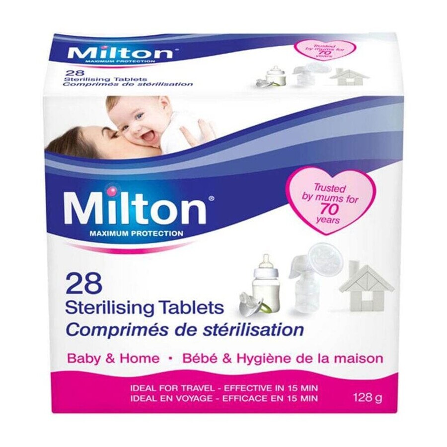 Milton Sterilization Tablets Baby and Household Hygiene 28 Tablets Milton Sterilization Tablets Baby and Household Hygiene 28 Tablets