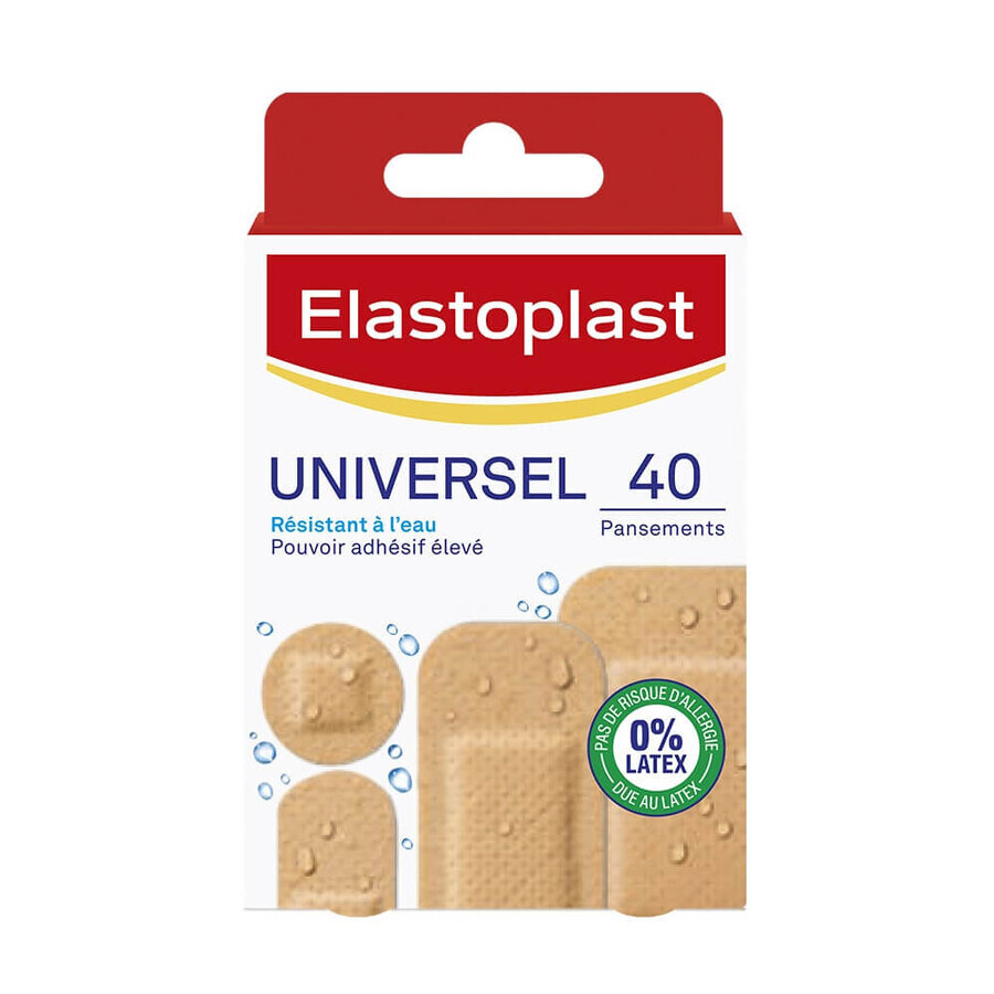 Elastoplast Apósitos 40 Tiritas Universel 4 tamaños x40